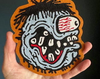 Hot Rod Weirdo Cyclops Chainstitch Embroidery Patch