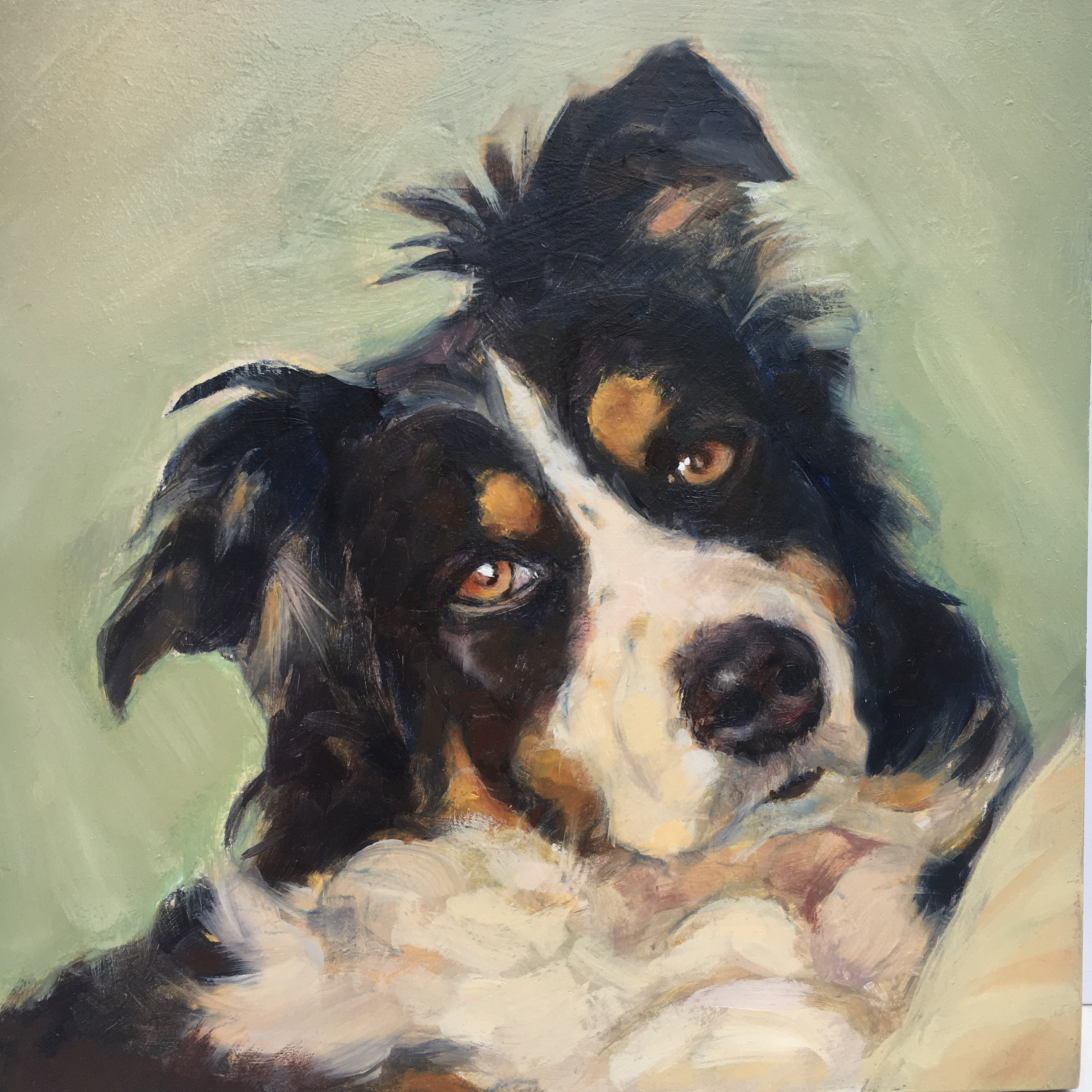 Portrait d'animal de Compagnie Personnalisé à Partir d'une Photo, Portraits d'animaux, Peinture Chie