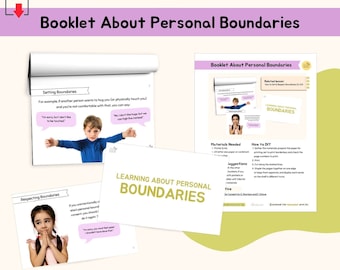 Booklet About Personal Boundaries Montessori Practical Life Grace & Courtesy Montessori Life Skill Practice Circle Discussion Script, PDF