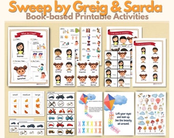 SWEEP Preschool Activity Busy Book Emotion Processing Tool Mindfulness Toddler Activity Book Size Sorting Activity Kids Learning Printable
