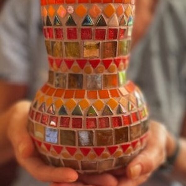 Mosaic Vase - Etsy