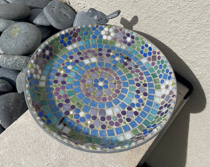 Bird Bath Kit to Make Your Own Mosaic Daisy Design Bird Bath - Etsy