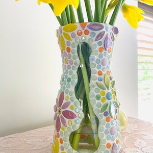 Mosaic flower vase -  Schweiz