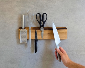 Space-Saving Magnetic Knife Holder - Keep Your Kitchen Organized