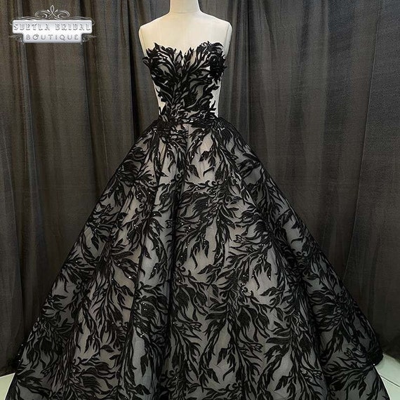 Black white hotsell ball gown