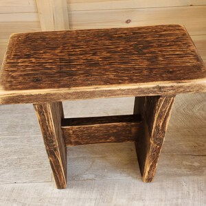 Rustic Stool - Etsy