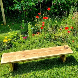 Children&#39;s wooden bench