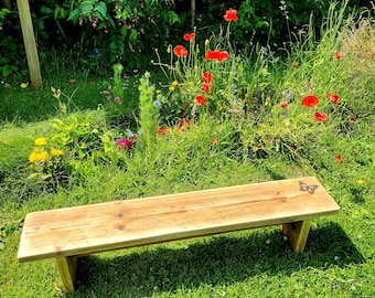 Children's wooden bench