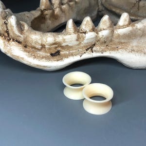 Pair of Silicone Ear Tunnels Ear Plugs Ear Gauges Ear Piercings