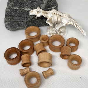 Pair of Wood Ear Gauges Ear Plugs and Tunnels Piercing Ear Stretchers Expanders Body Piercing Jewelry