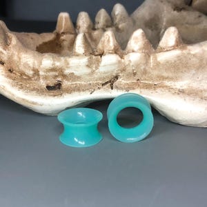 Pair of Silicone Ear Tunnels Ear Plugs Ear Gauges Ear Piercings