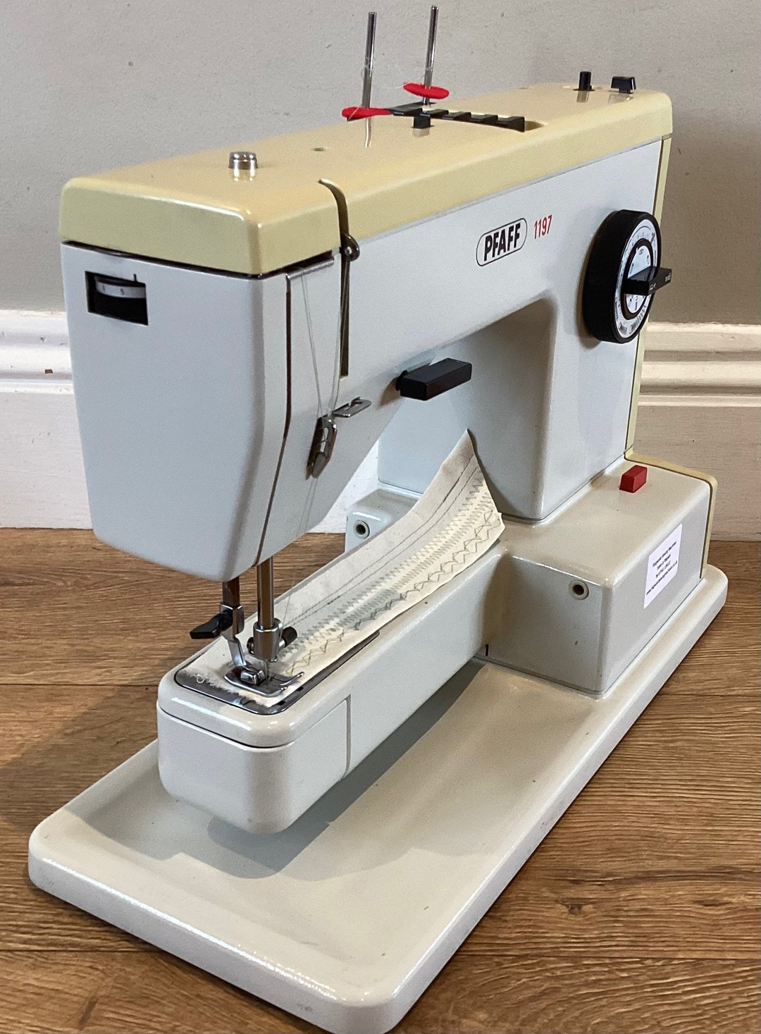 Pfaff 1197 Heavy Duty Sewing Machine Preowned With Warranty Etsy