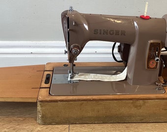 Vintage Singer 185K Electric Sewing Machine Pre-Owned - Serviced - Warranty