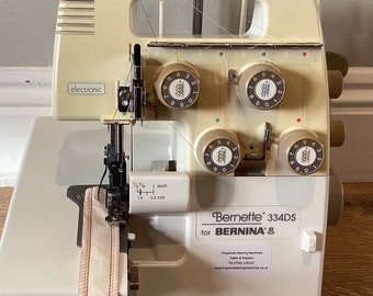 Bernina Bernette 334DS Heavy Duty 4 Thread Overlocker - Serviced - Warranty