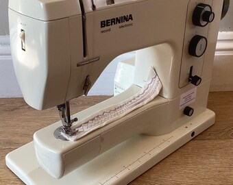 Bernina Record 830E naaimachine van Zwitserse makelij - onberispelijk - onderhouden - GARANTIE