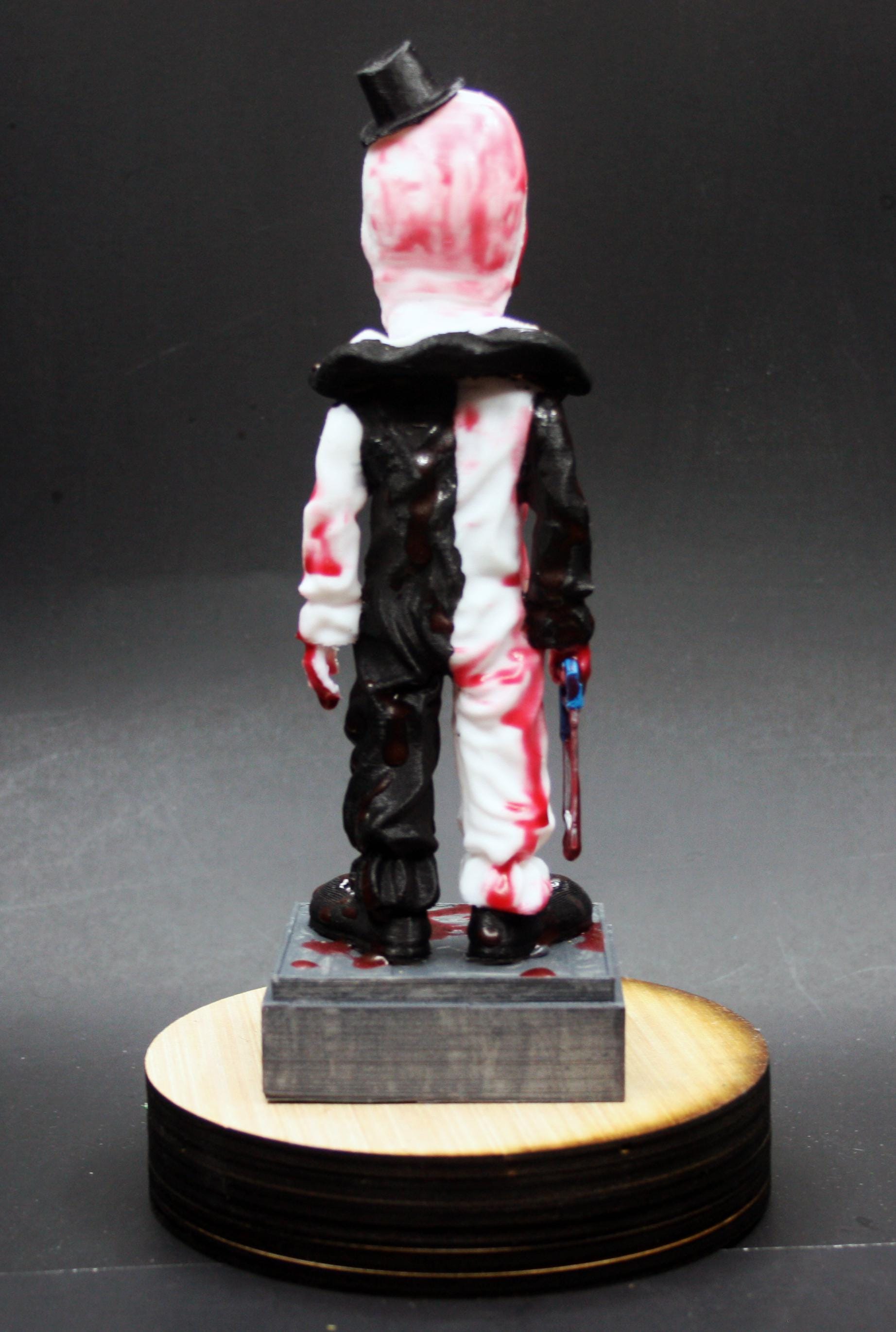 Art the Clown Chibi Figurine: Hand-painted 3D Printed Terrifier