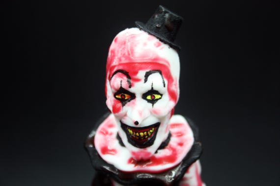 Art the Clown Chibi Figurine: Hand-painted 3D Printed Terrifier
