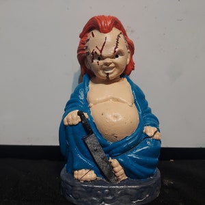 Buddha Character 3D Prints Hand Painted Horror Comic Cartoon Funny