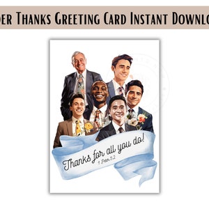 Elder Appreciation Card: JW Gifts, Thanks Card (Printable Download)