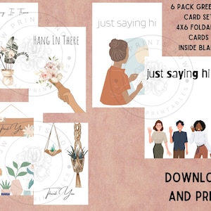 JW Greeting Card Set: Scriptural Sentiments, 4x6 Foldable (Digital Download)