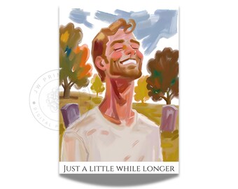 Resurrection Greeting Card: JW Gifts, Condolences (5x7 Printable, Instant Download)