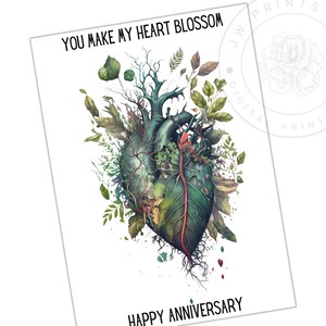 Regalo per l'anniversario JW - Biglietto d'auguri con download istantaneo - Regali JW - Download digitali JW - Biglietto d'anniversario per marito - Biglietto per moglie