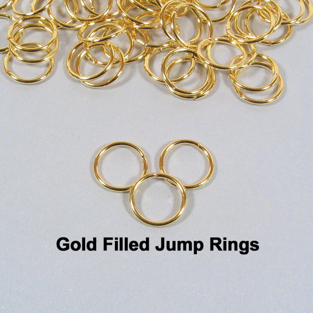 5mm 18ga Gold Filled Jump Rings Made in USA Choose Your Etsy
