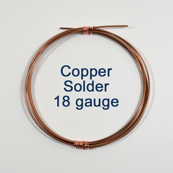 Copper Wire Solder 18 Gauge Choose Your Length 