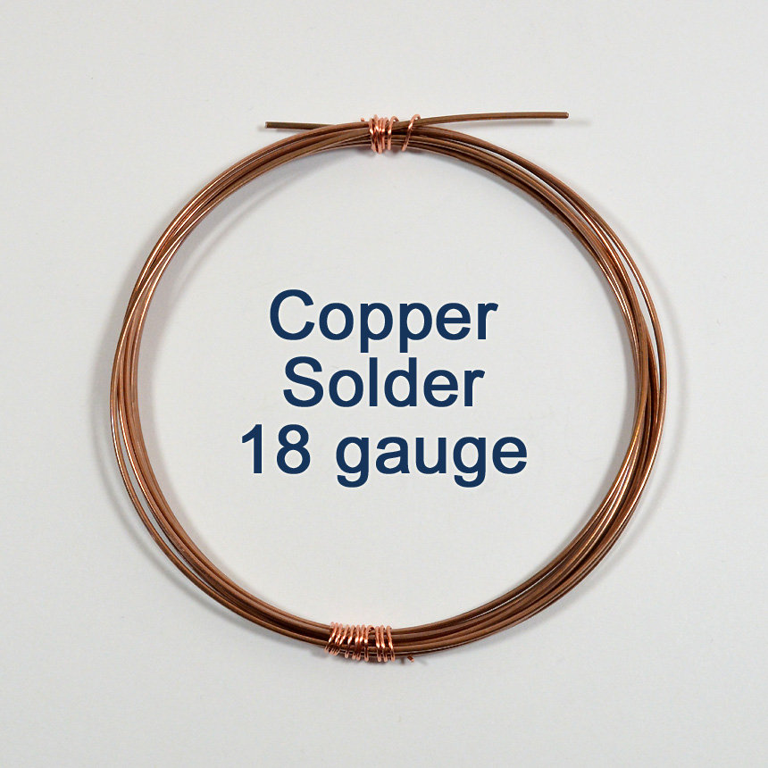 Copper Wire Solder 18 Gauge Choose Your Length Etsy