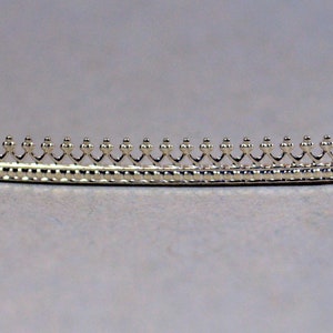 Crown Gallery Wire - Sterling Silver - 21ga Hard - Choose Your Length