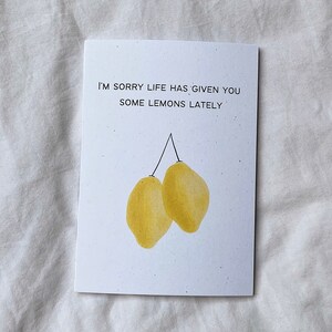 Ansichtkaartje 'when life gives you lemons' | 100% recycled papier | A6 formaat | Zusterliefde Studios