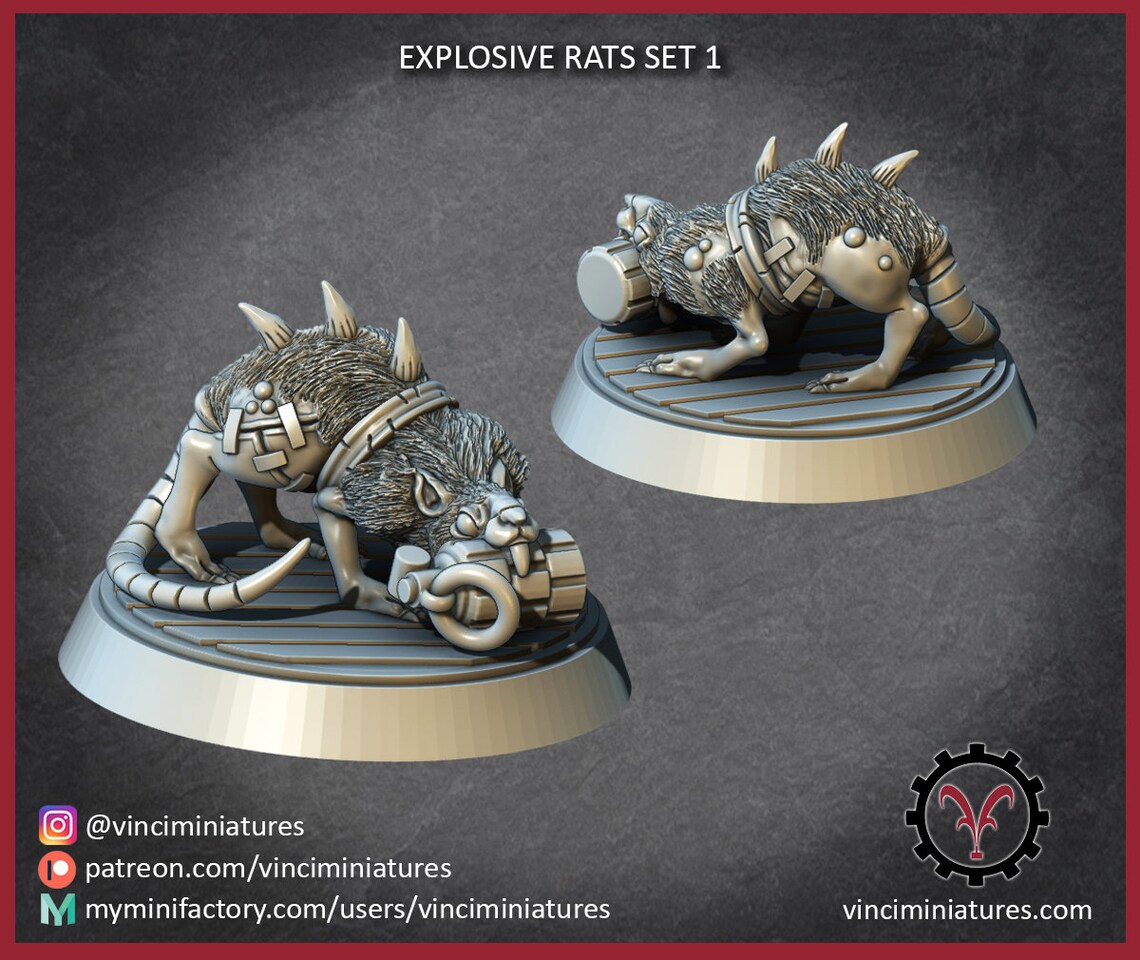 EXPLOSIVE RATS - Etsy
