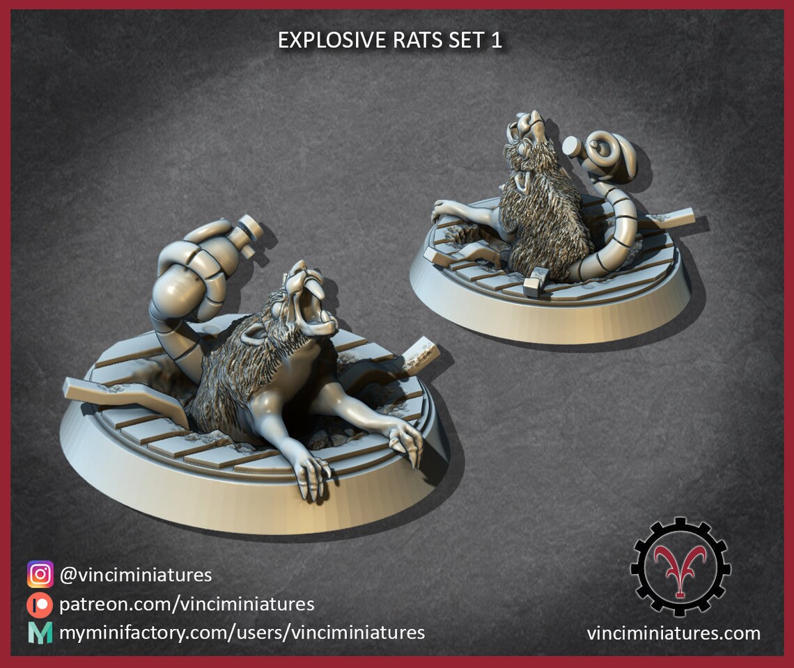 EXPLOSIVE RATS - Etsy