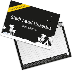 Reisespiel: Stadt Land Unseriös - SOMMER SPEZIAL, dein Spiel für den Sommer mit 72 lustigen Stadt Land Fluss Kategorien von Take It Serious.