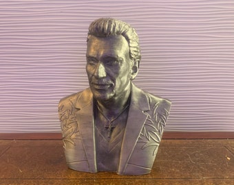 Buste 3D de Johnny Hallyday