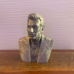 Buste 3D de Johnny Hallyday