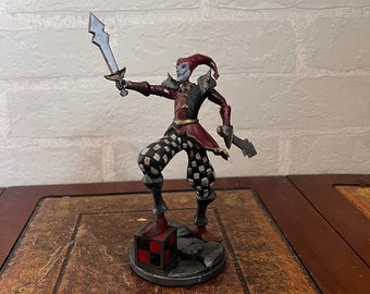 Shaco Figurine: League of Legends Fan Art, 3D Printed Resin Statue
