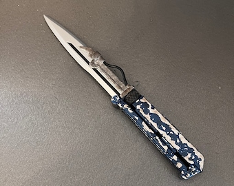 Mandalorian Vibroblade - Replika en résine avec vrai câble - Din Djarin - Star Wars