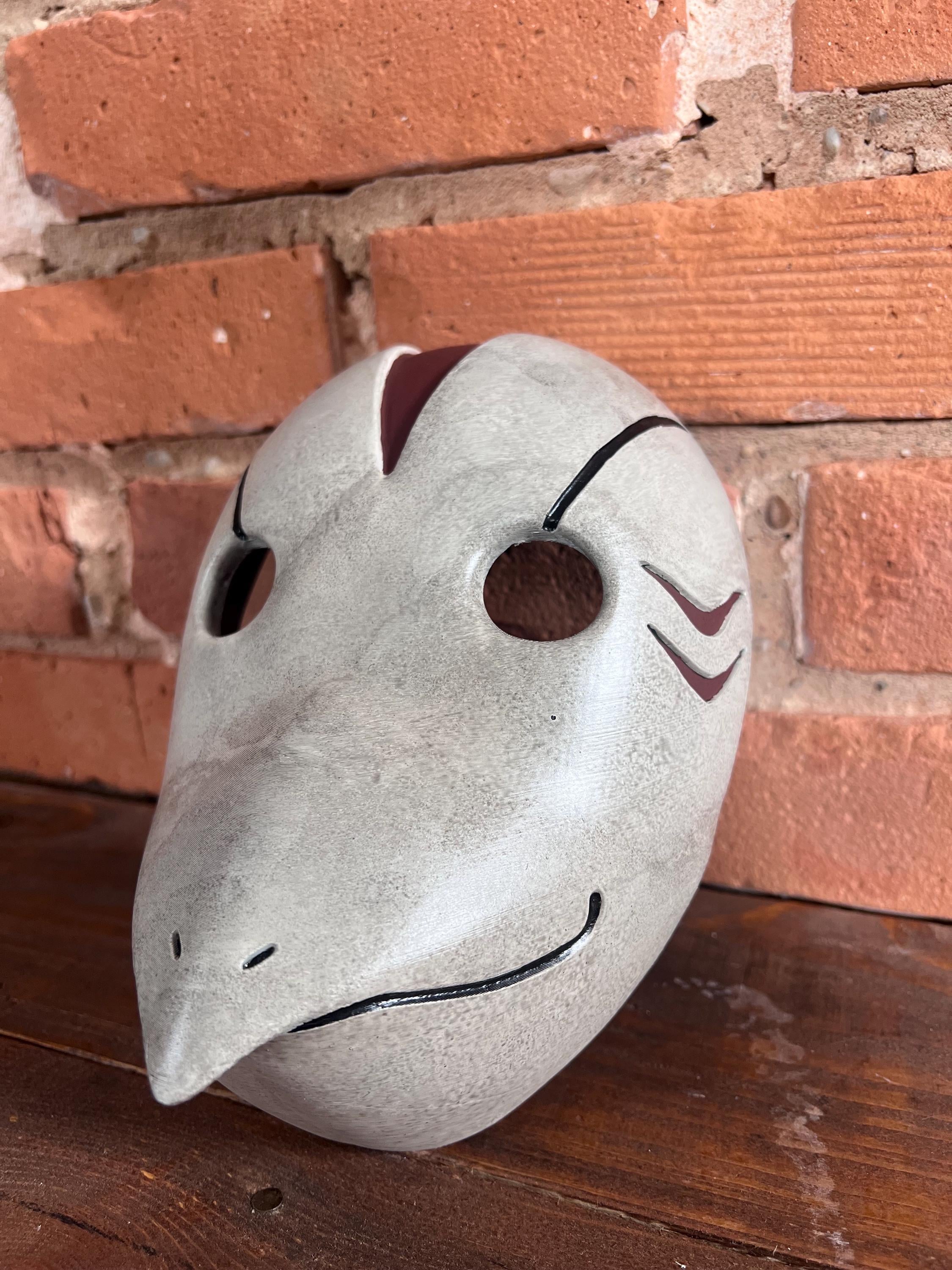 Ninso Mask Hand-painted 3D Printed Ninja Mask - Samurai Shinobi Cosplay - Etsy