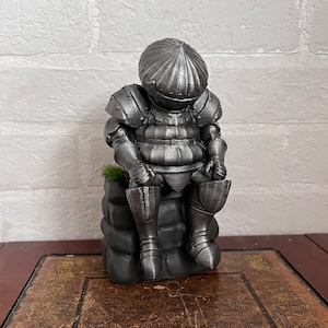 Dark Souls figure - Onion knight Statue - 15cm / 6&quot; - Siegmeyer of Catarina figure - 3D printed - Hand painted - Fan art