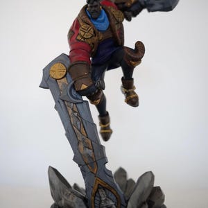League of Legends - Fan Art Ksante - Figurine 15/20 cm - Imprimé en 3D - Fan Art