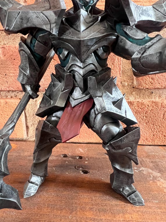 Mordekaiser Figurine: League of Legends Fan Art, 3D Printed (15/20 Cm)