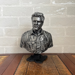 Joel Miller - Le dernier d'entre nous - Pedro Pascal - buste - estatua - figura - impresa en 3D