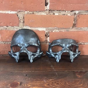 Papa 5 Perpetua mask - Ghost - Tobias Forge - Skeleta - Long and short silver mask - costume - cosplay