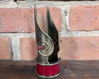 Couronne de seigneur du feu : casque cosplay anime doré et rouge