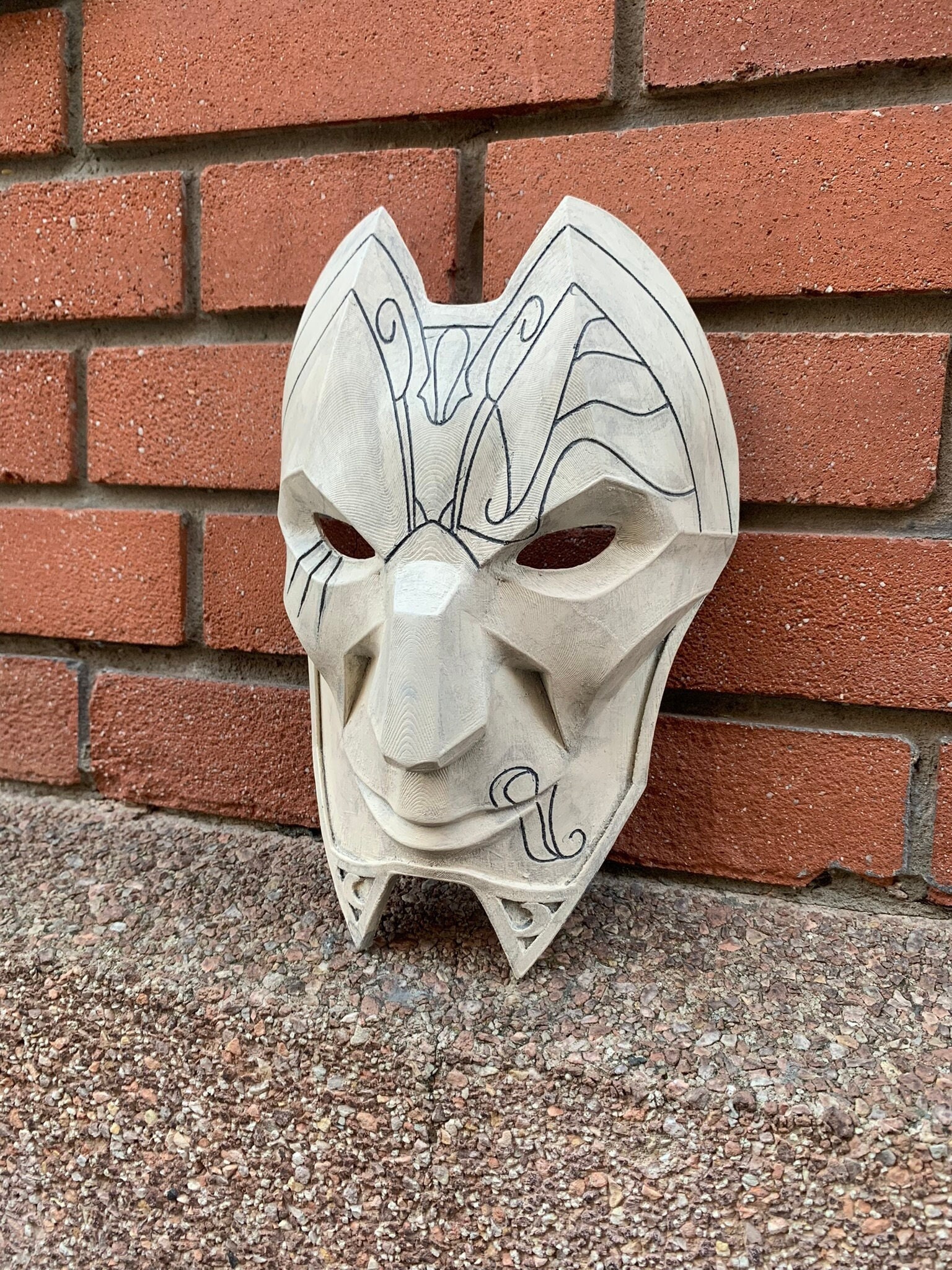 Mask Jhin of Legends Fan Art - Etsy Hong Kong