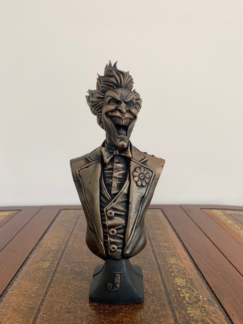 Joker Bust 3D Printed Fan Art - Etsy Australia