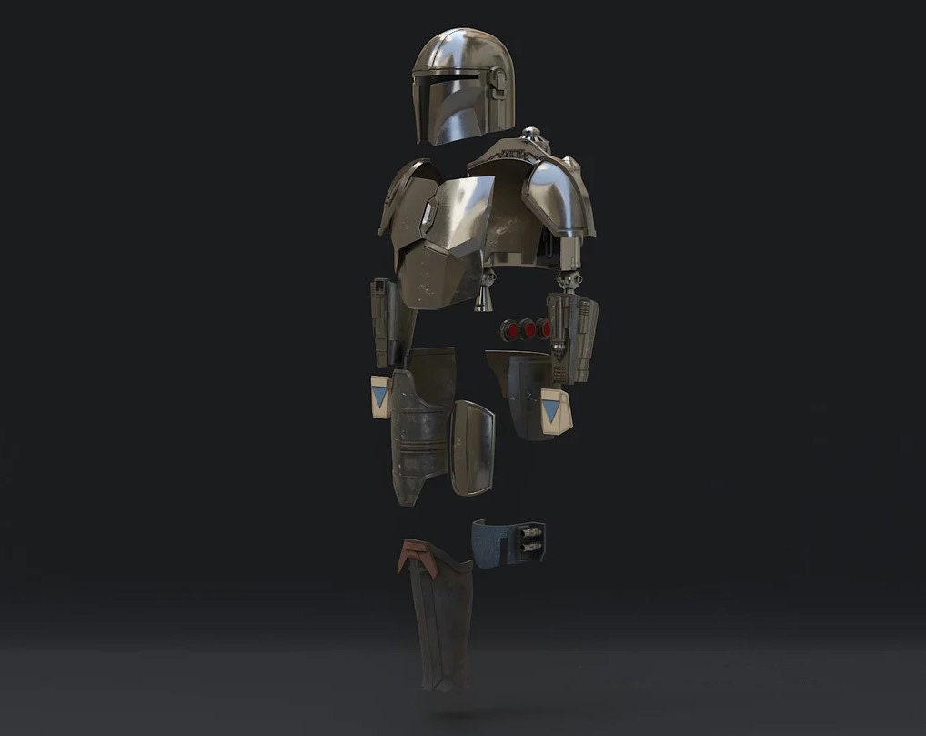 The Mandalorian Din Djarin's Armor Helmet & Jetpack DIY Etsy Canada