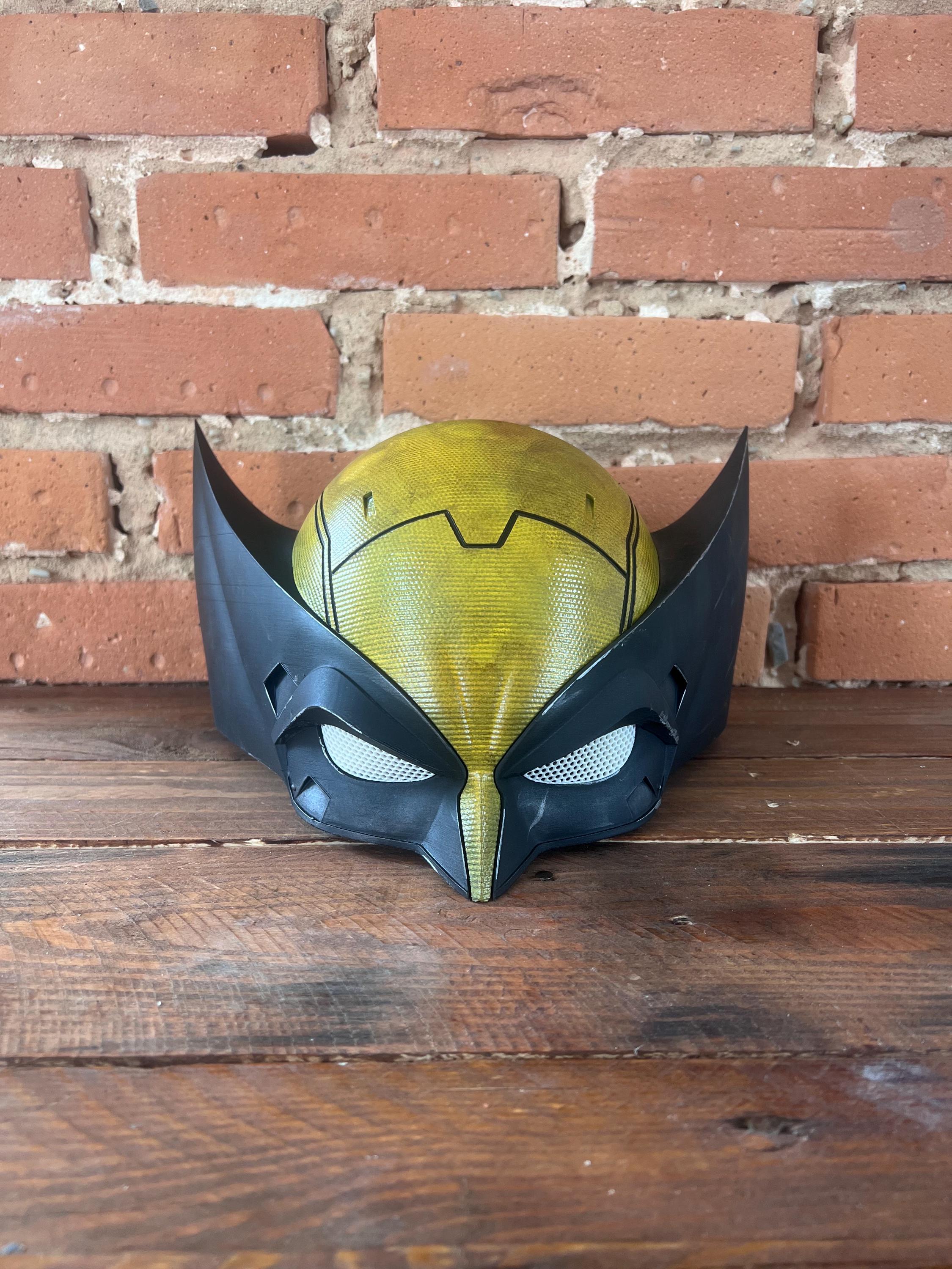 3D Printed Wolverine Mask: Handpainted Cosplay Helmet - Etsy