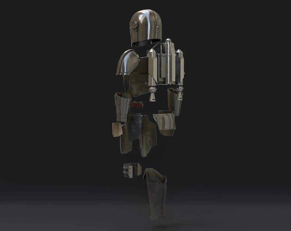 The Mandalorian Din Djarin's Armor Helmet & Jetpack DIY Etsy Canada